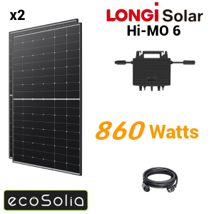 Kit Longi Hi-MO 6 - 860W à 3440W - 2 modules 860W